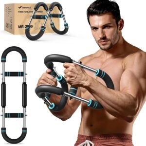 MERACH Power Twister Einstellbare Gewichtsstange für Armtrainer. Arm und Rumpfkrafttrainingsgeräte. tragbares Trainingsgerät für Home Gym und Fitness
